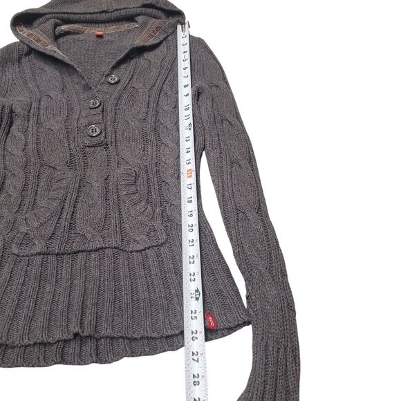 Y2k Cable-Knit Sweater EDC Long-Sleeved Slim Fit - Size Medium - Picture 7 of 8